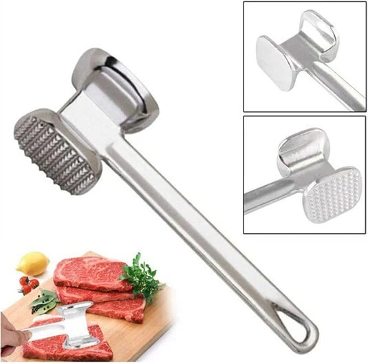 Meat Tenderizer Hammer Heavy Duty Kitchen Mallet for Steak, Beef & Chicken