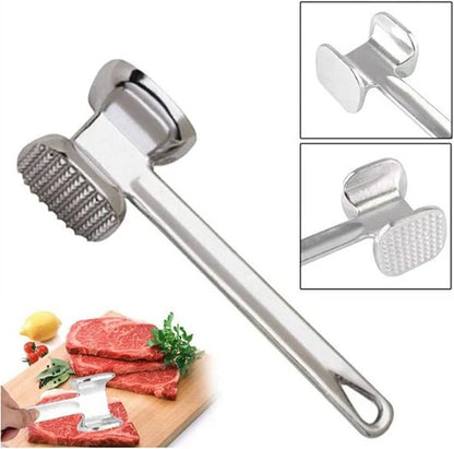 Meat Tenderizer Hammer Heavy Duty Kitchen Mallet for Steak, Beef & Chicken