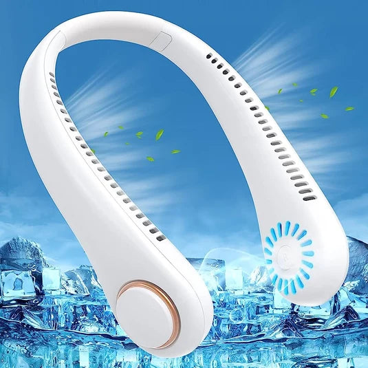 Rechargeable Neck Fan Portable Hands Free Mini Fan for Home, Office & Outdoor Use