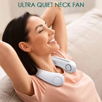 Rechargeable Neck Fan Portable Hands Free Mini Fan for Home, Office & Outdoor Use