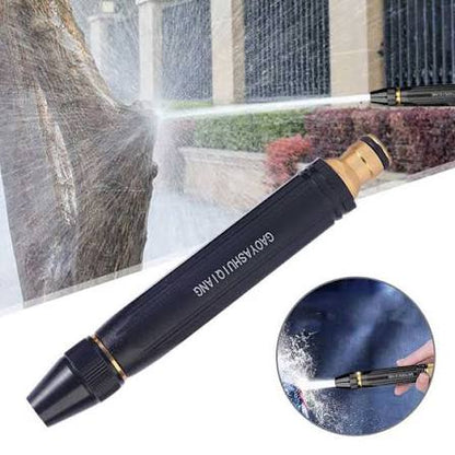 Adjustable Metal Water Spray Nozzle – Portable High-Pressure Sprayer for Home & Garden