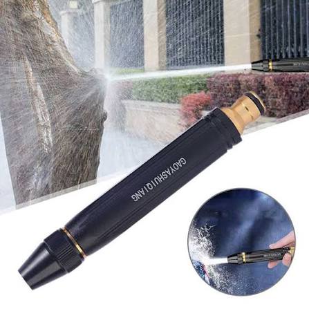 Adjustable Metal Water Spray Nozzle – Portable High-Pressure Sprayer for Home & Garden