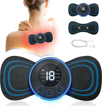 EMS Butterfly Neck Massager – Portable Electric Neck Relaxation & Muscle Stimulator